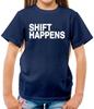 Schicht passiert - Kinder T-Shirt - Lustiges Auto Autos Liebe Witz Mechaniker