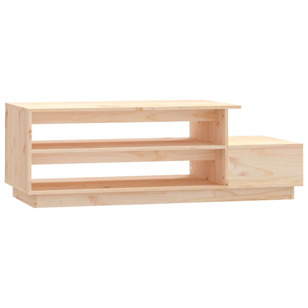  Coffee Table, 120x50x40.5 Cm, Solid Pine Wood