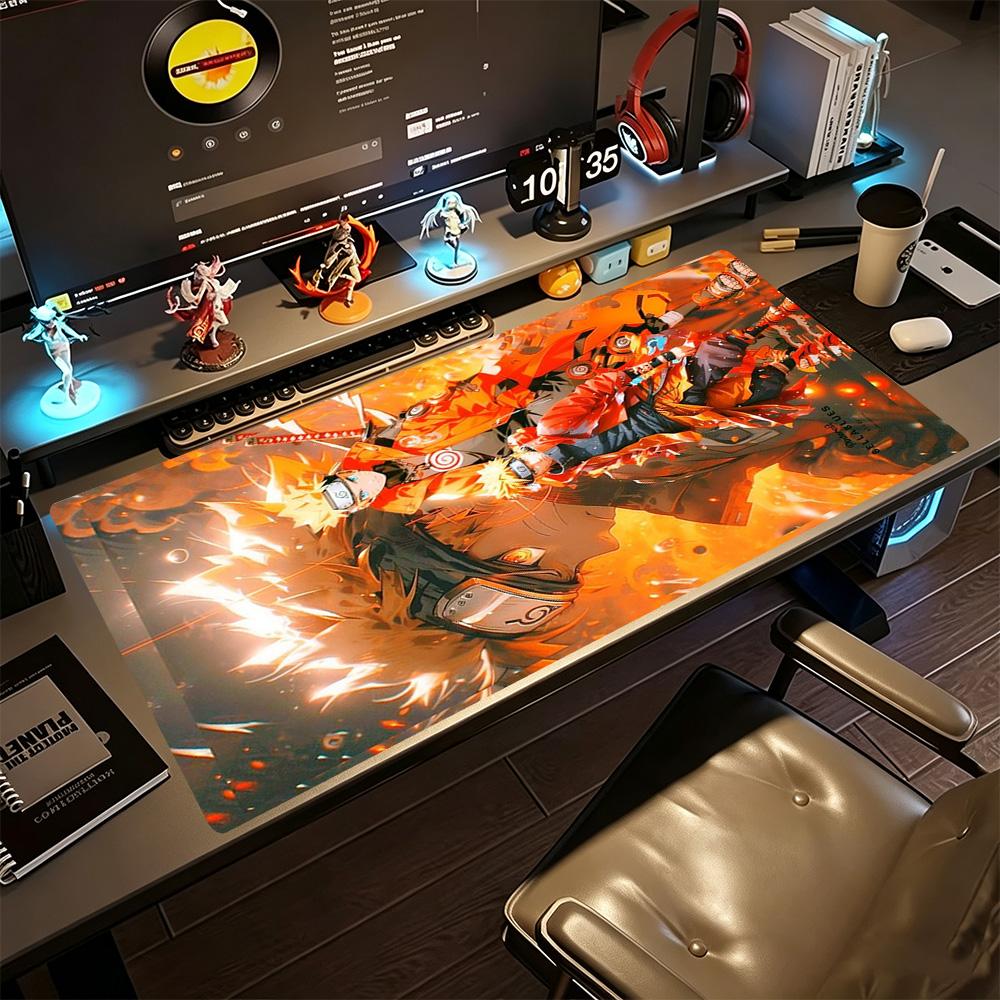 Naruto Gaming Mouse Pad Desk Mouse Pad HD Print Desk Pad Non-Slip Rubber Base Perfect Gift for Gamers