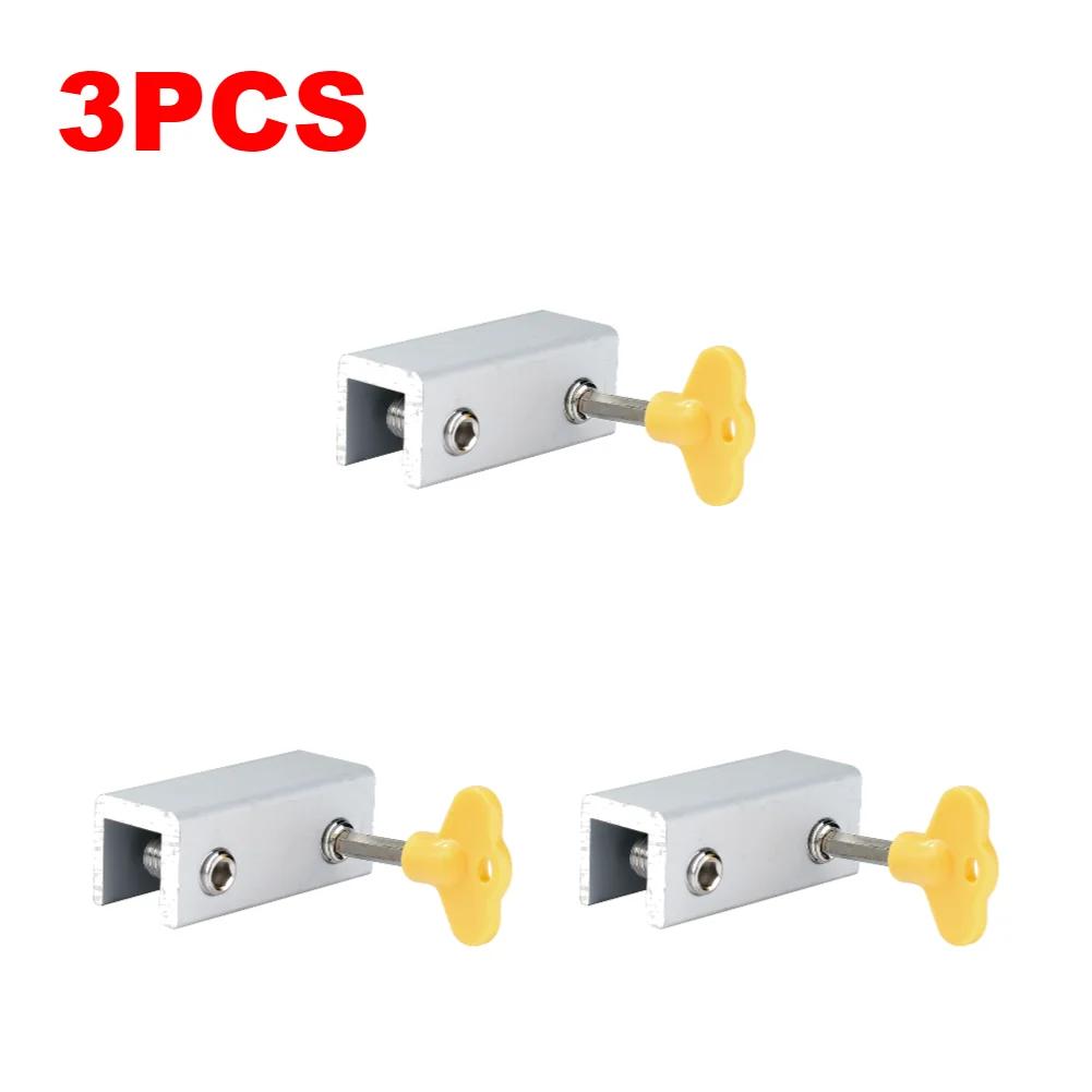 1-10Pcs Window Lock Security Lock Limit Sliding Door Windows Restrictor Child Safety Anti-theft Door Stopper Home Improvement