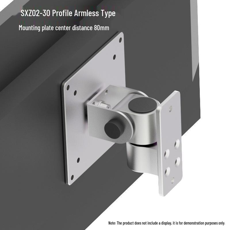 Aluminum Telescopic Monitor Stand - Industrial Wall Mount Display Support Arm