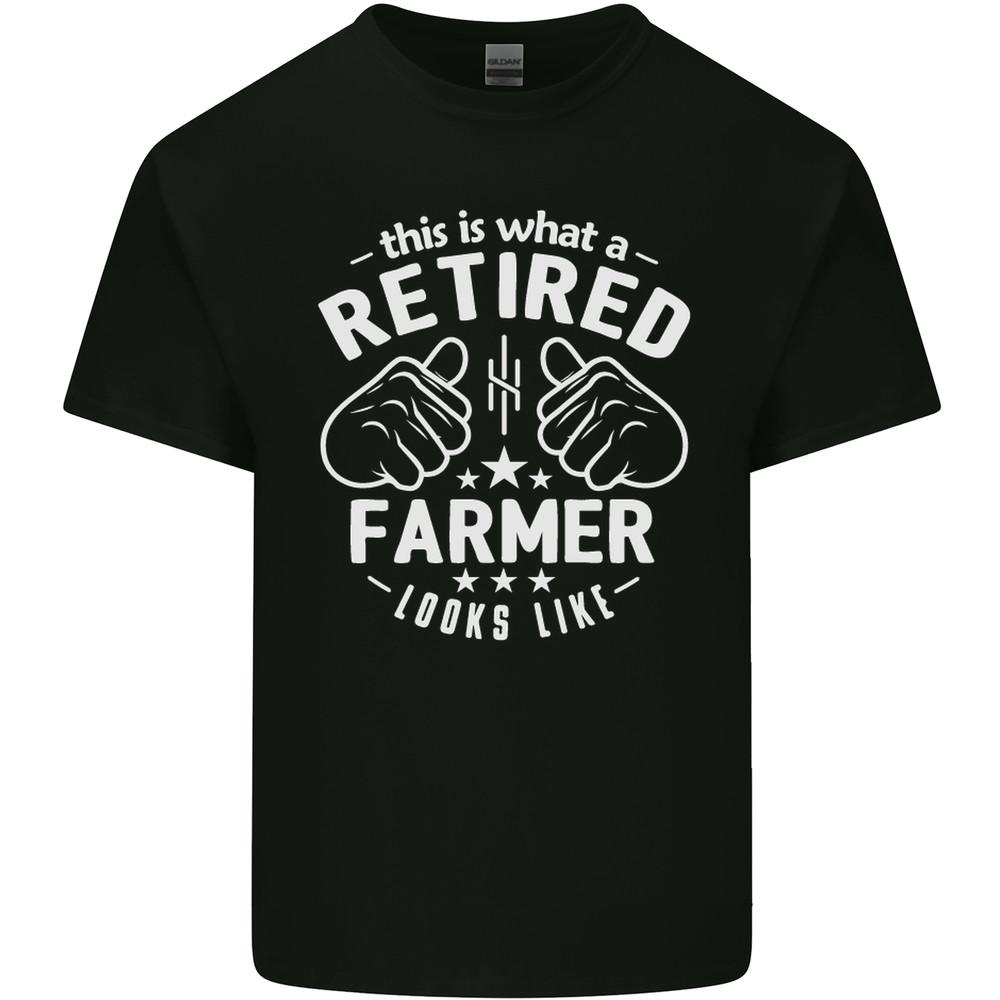 This Is What a Retired Farmer Looks Like Mens Light Cotton T-Shirt