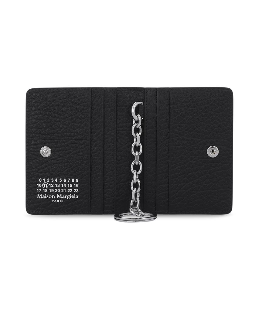 Maison Margiela 4 Stitch Keyring Card Holder - Black / S56Ui0128P4455T8013