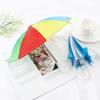 Rainbow Colors Mini Rain Gear Color Matching Patch Dollhouse Accessories Colorful Doll Umbrella