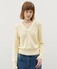 CITYBREEZE Puff V-Neck Knit_4 Colors