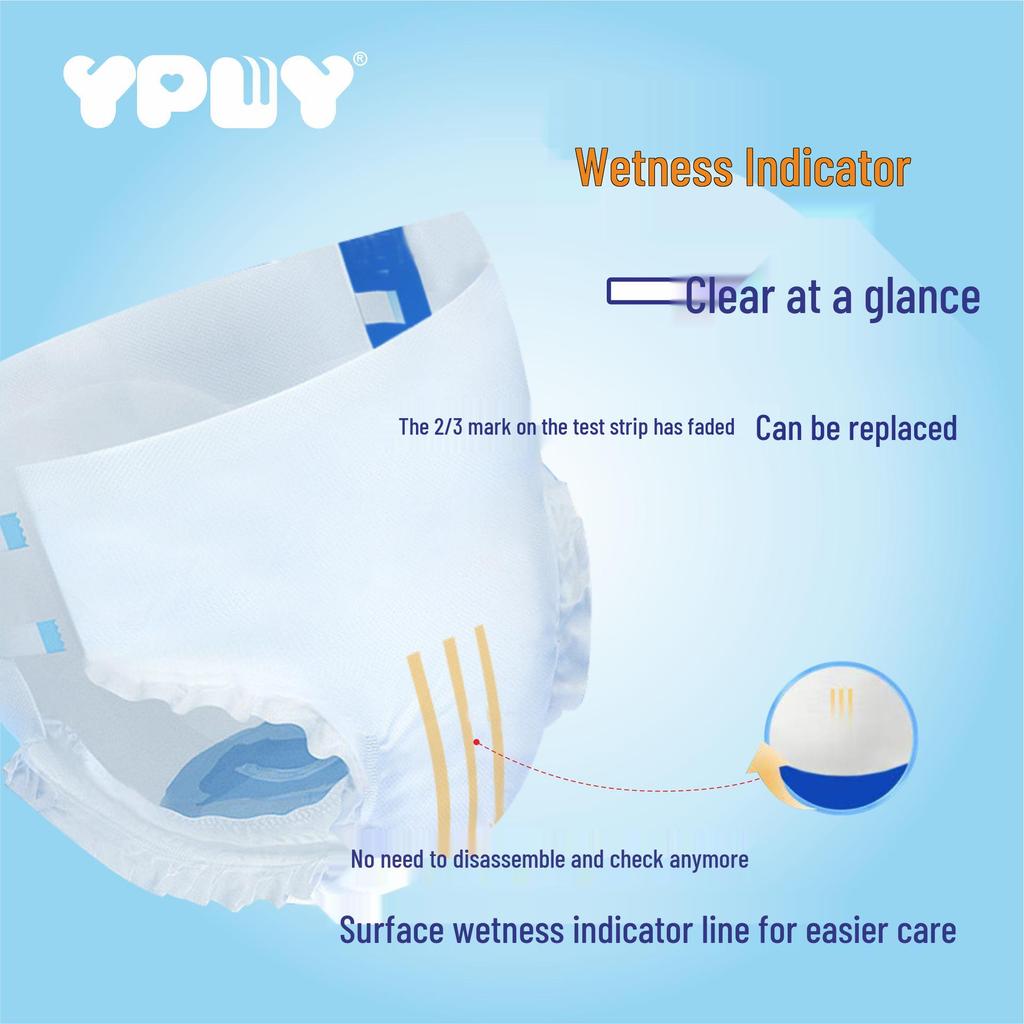 YPWY Bilingual Adult Diapers, Plus Size, Thickened, Super Absorbent