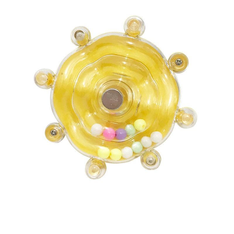 

Parrot interactive birdcage toy, rotary feeder, durable plastic, with molars, for mental stimulation and entertainment жёлтый