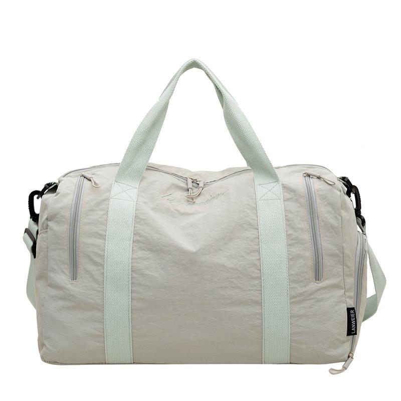 Fashionable Lightweight Gym Bag with Shoe Compartment – Large Capacity Crossbody and Handheld Travel Bag