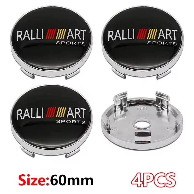 cxzbfh1 4Pcs 60mm Car Wheel Center Hub Cap Stickers Auto Rim Cover For Mitsubishi Outlander Pajero XL Montero Lancer Triton l200 Galant