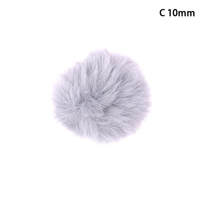 1Pc Universal Furry Microphone Wind Protector Mini Size Furry Windscreen Microphone Windscreen Protective Case Accessories