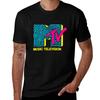 Mtv  Fingerprint 80s Design Tshirt Summer Sports Quick Dry Tshirt