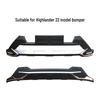 Compatible with 22-Model Highlander Bumper Guards and 24-Model Highlander Bumpers, Black Warrior Body Kit.