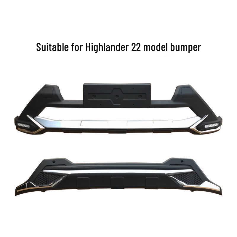 Compatible with 22-Model Highlander Bumper Guards and 24-Model Highlander Bumpers, Black Warrior Body Kit.