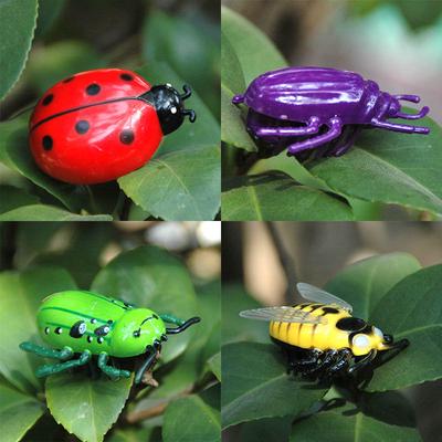 Teaser Interactive Mini Walking Insect Simulation Cicada Pet Cute Insect 1pc New Electric Cat Toys Beetle Auto  Handmade