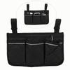 Tragbares Seitengeländer Mehrfachtaschen Aufbewahrungstasche Beutel mit Reflexstreifen(schwarz )