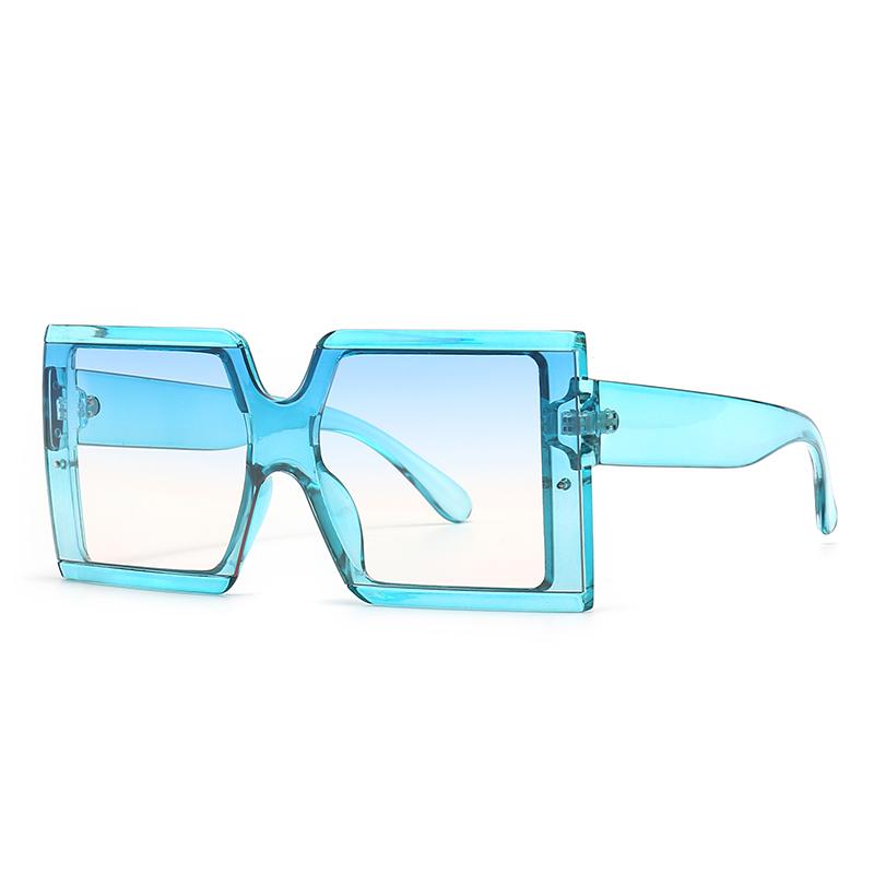 Cross-Border Square Jelly Color Ins Style Sunglasses Trendyy Street Photography Modern Charm Sunglasses Q1254