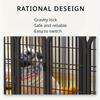 6pcs 23.6inches Metal Dog Playpen, Pet Enclosure for Dogs/Rabbits/Pet Pig/Ducks, Non-Slip Outdoor Yard Pet Enclosure