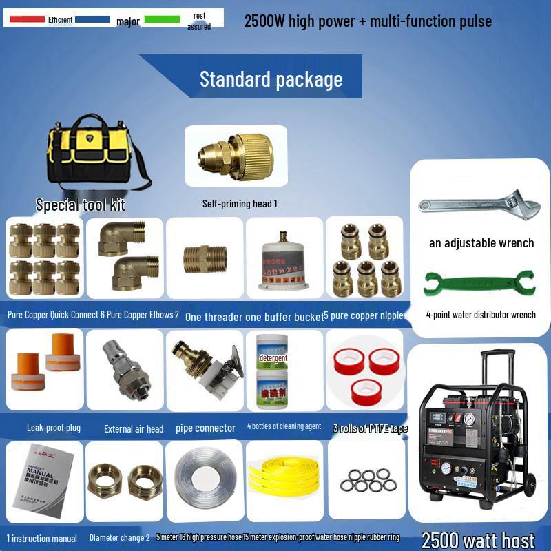 Huagong 2500 Geothermal Underfloor Heating Water Heater & Wall-Hung Boiler with Pulse Cleaning
