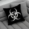 Umbrella Corporation Biohazard Nuclear Creative Patterned Pillowcases for Interior Decoration Office Living Room Home
