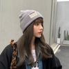 Women's Autumn and Winter Warm Knitted Hat Korean Fashion Japanese Solid Color Warm Hat