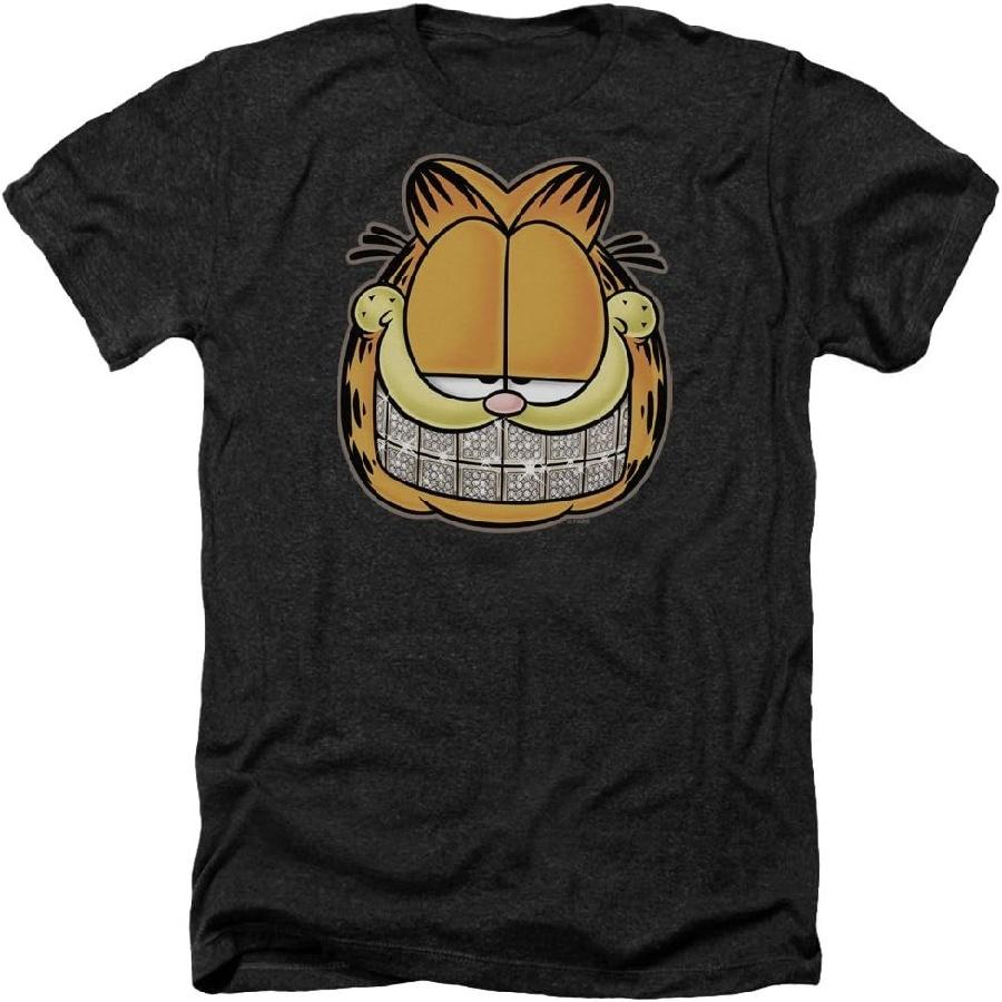 

Garfield - Mens Nice Grill Heather T-Shirt XXXXXL чорний