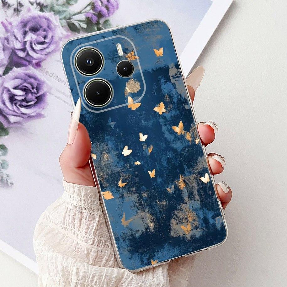 Silicone Case For Xiaomi Redmi Note 14 4G EU 2025 Cover Cool Lion Leopard Dragon Animals Soft Slim Coque For Note14 4G EU Fundas