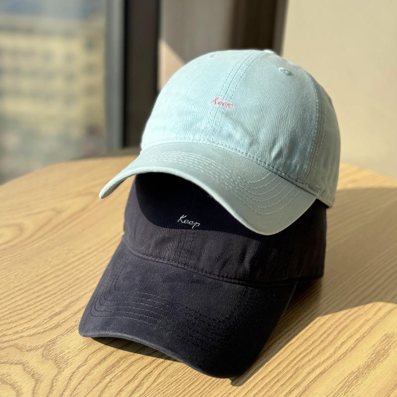 New soft-top baseball caps for men and women, wide brims show a small face, big head circumference, peaked cap, large brim, sun hat.