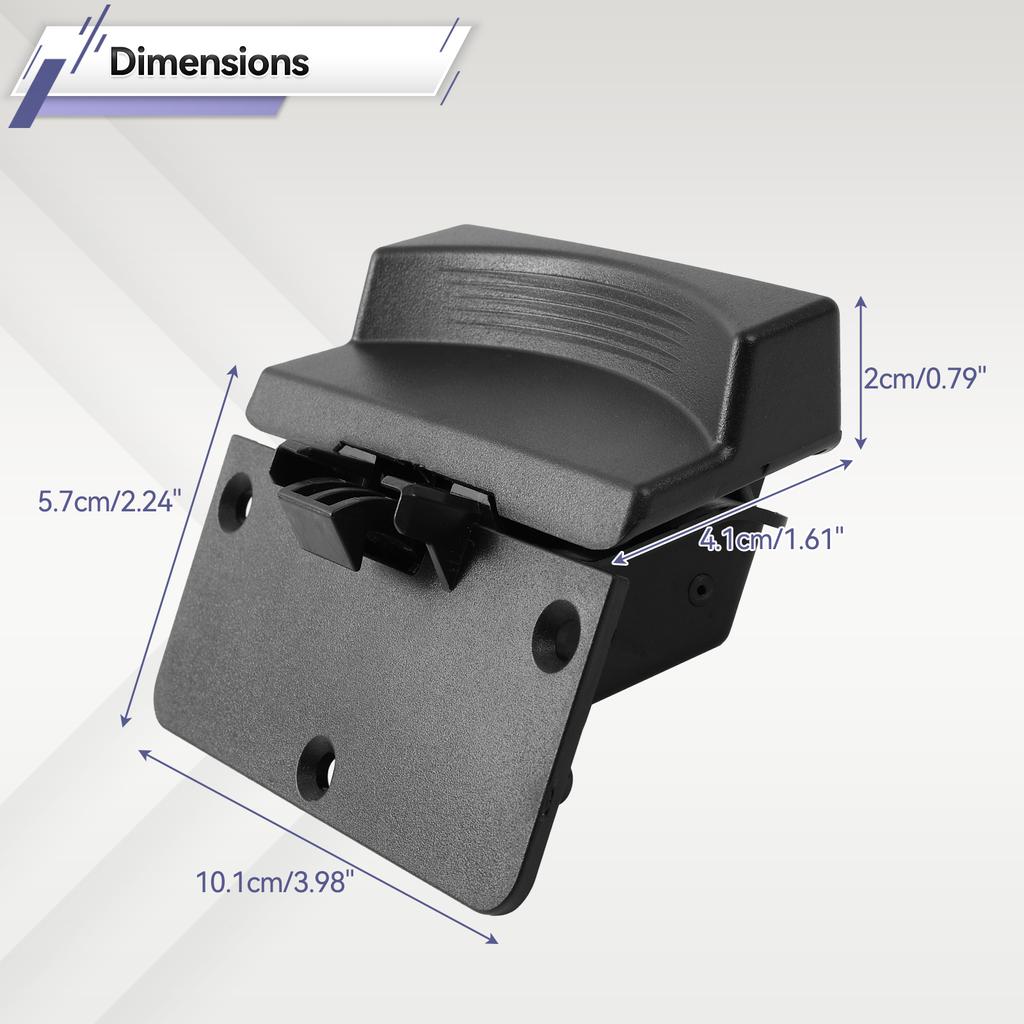 5RQ83TX7AC Car Center Console Armrest Latch Lock Knob Accessories Auto Interior for Dodge Ram 1500 2500 3500 4500 5500 2013-2018