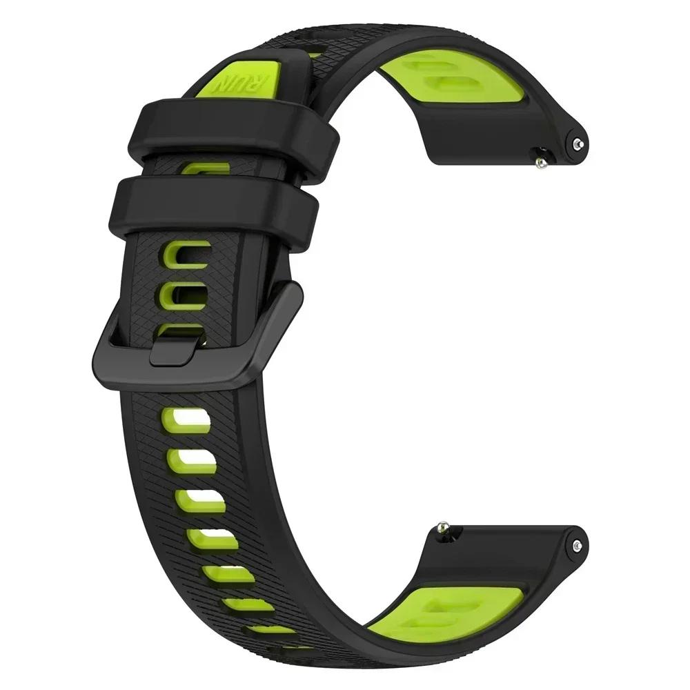20/22mm Strap For Amazfit BALANCE 2/Bip 6/GTR 4 2 3pro/GTS 4 2 Silicone Bracelet For Huawei Watch 5 4/GT 6 5 4 3 2 Sports Band