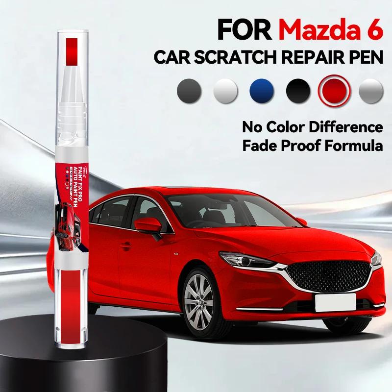 

2026 Hot Car Accessories For Mazda 6 2002-2025 GG GH GJ GL Paint Repair Pen Touch Up Scratch Remover DIY Auto Accessories Black червоний