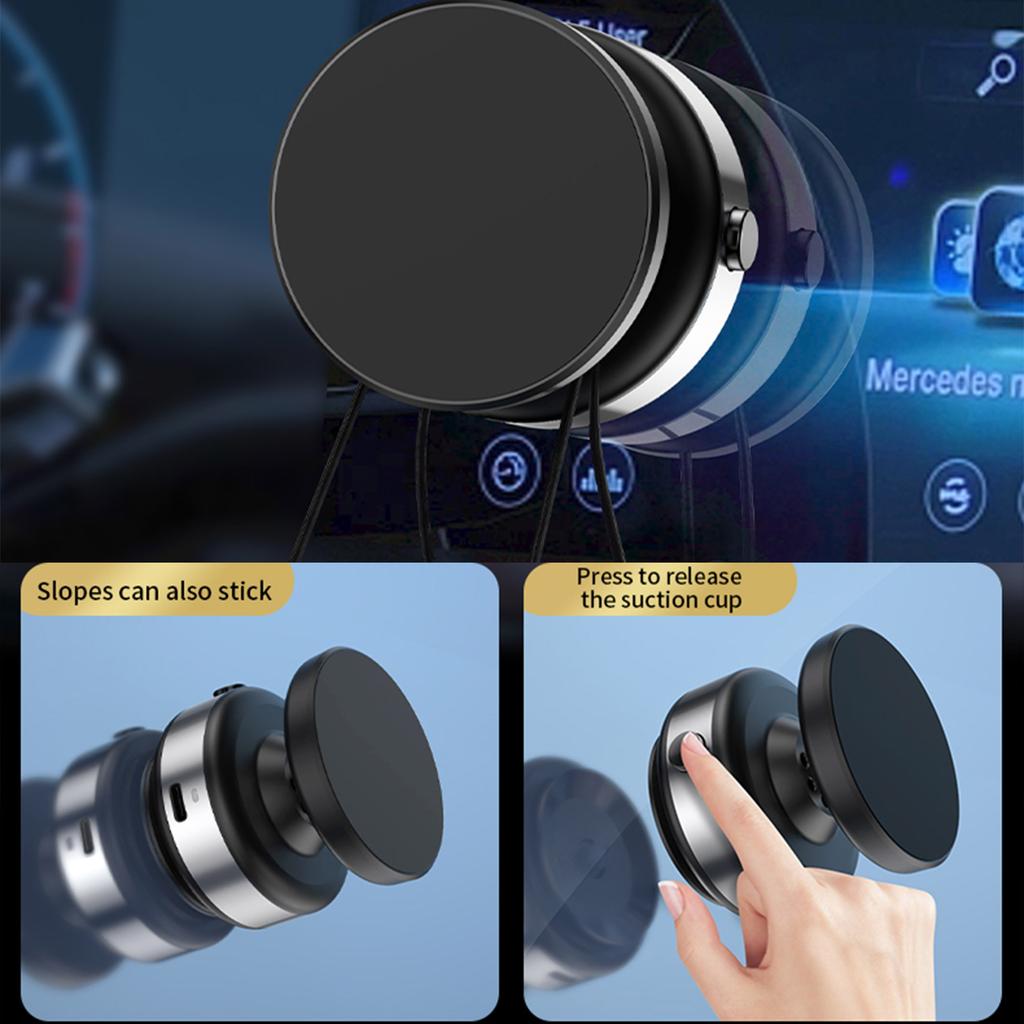 Car Mount Bracket Rack 360 Degree Rotation Nonslip Adjustable Windshield Dashboard Stand for Phone Navigation Travel Use