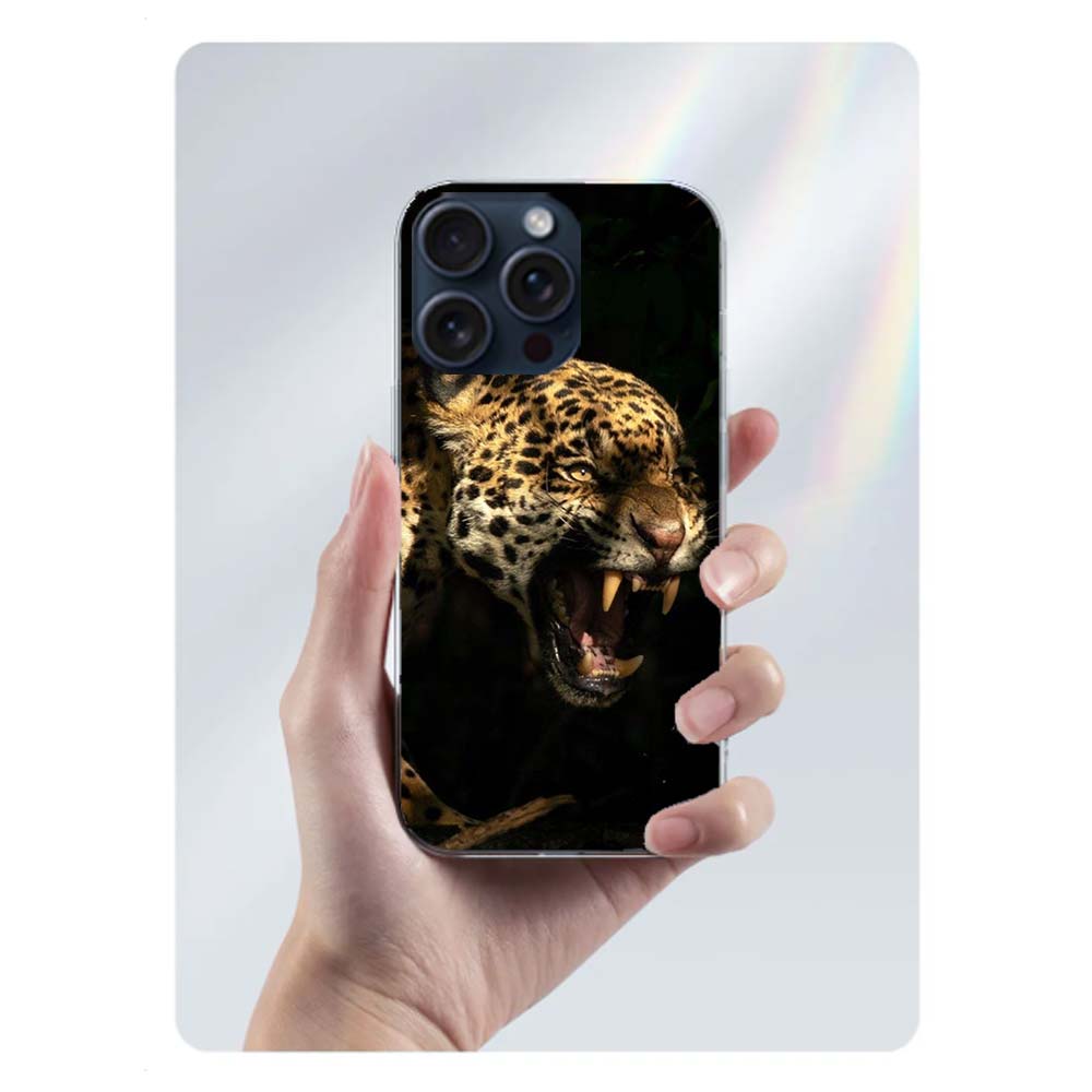 Majestic Leopard Clear Phone Case For Iphone 17 Air 16 Pro Max 15 Pro 14 Plus 17E 16E 11 13 12 Mini Cover Cases Fundas Cell TPU