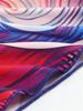 EDOLYNSA Snazzy Oversized ženy Domácí oblečení Plážové oblečení Oblečení Caftan Kaftan Plavky Přikrývky Dům Župan Župan Q1634