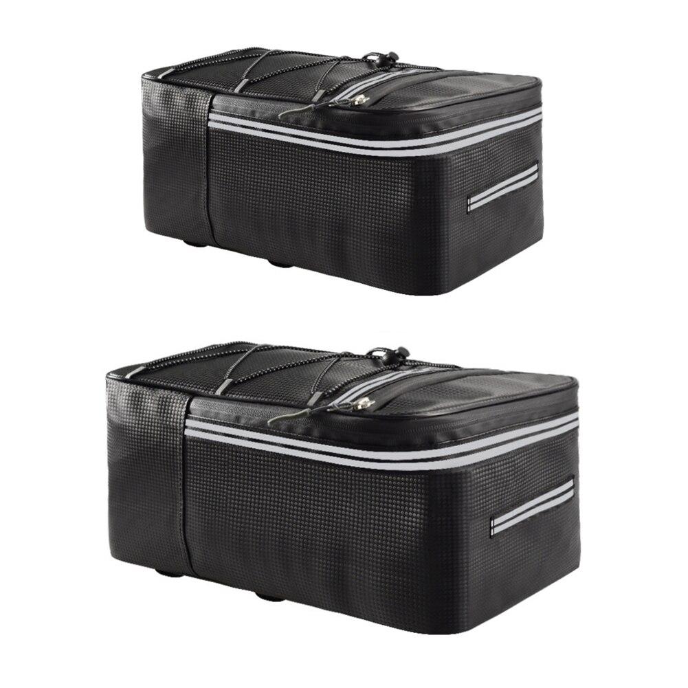 

Багажник для горных велосипедов Водонепроницаемый со светоотражающей полосой Велосипед Сумка заднего сиденья 32*19*17cm