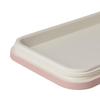 Francfranc Logo Lunch Dishwasher with Dividers Box, Single-tier, Pink, Safe,