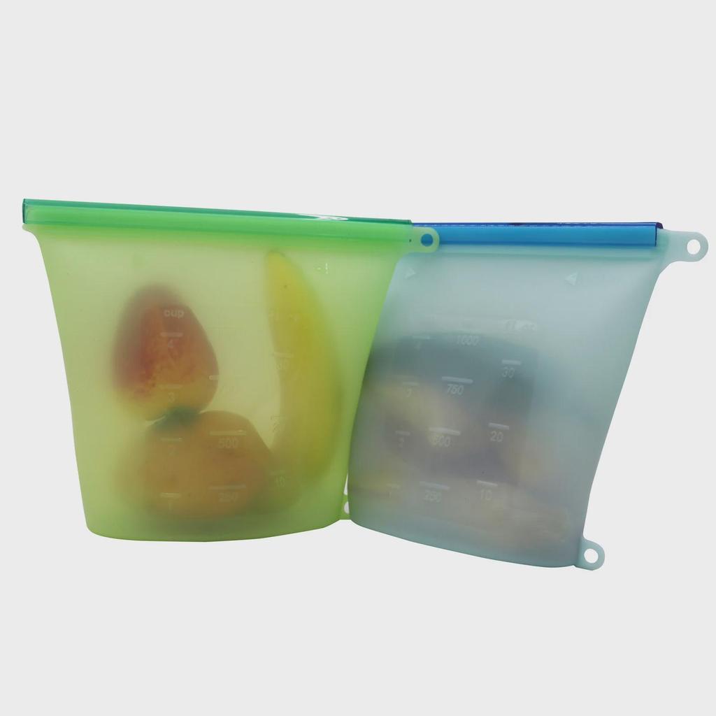 New Silicone Fresh-Keeping Ziplock Bag for Food Storage and Freezing