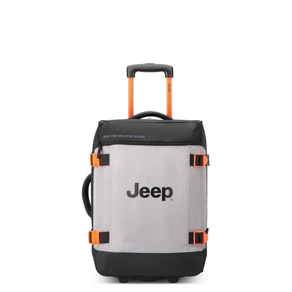 DELSEY PARIS JEEP JS007C 55 2W TR DUFFLE Suitcase, 37L, 55cm, 2.4kg, 2-Year Warranty, Carry-On, Official Import, J0374021011, Gray