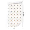 Hearts Wallpaper White, Cream and Gold 50x1000