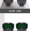 Retro Harley Windproof Face Shield & Goggles for Motorcycle Riding