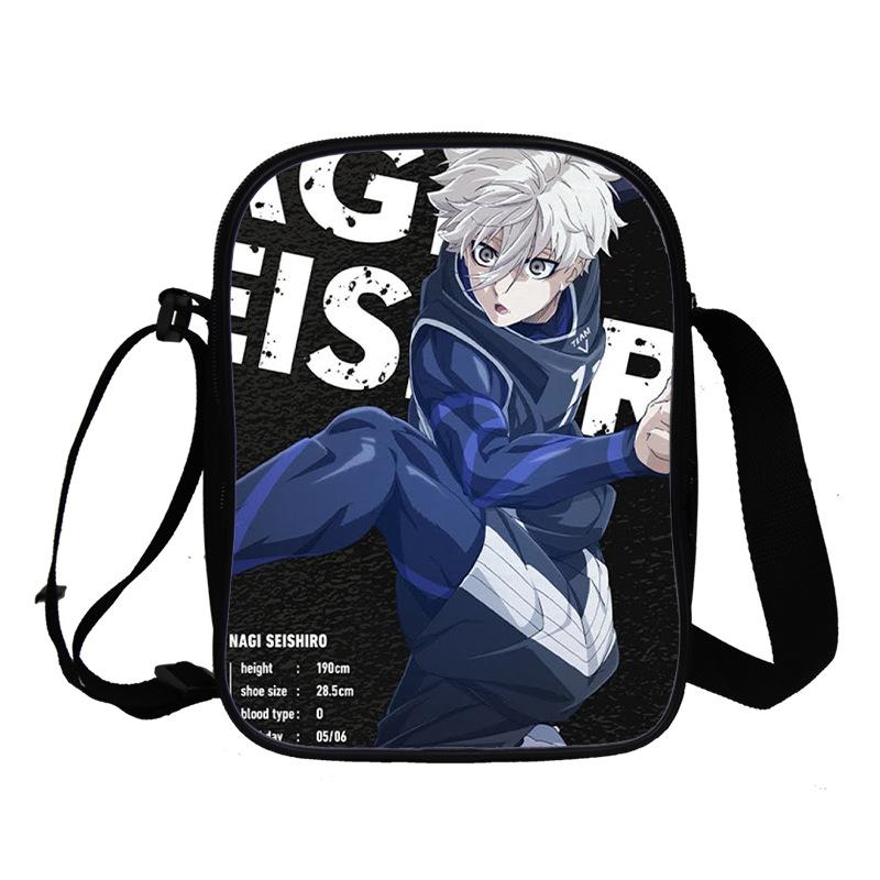 Neue Blaue Gefängnis Animation Peripherie 3D Vollfarbdruck Tragbare Umhängetasche Teenager Crossbody Tasche