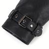 4Pcs Adjustable PU Leather Coat Sleeve Extender Strap Cuff Adjuster Belt For Coat Jackets Windbreaker Clothing Repair