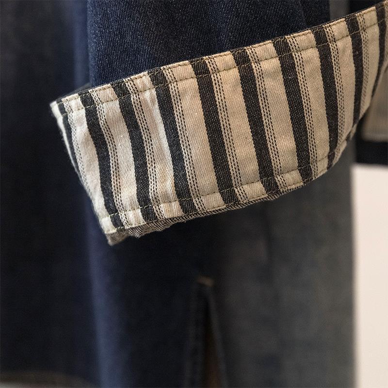 Coat for Women  Autumn Casual Oversize Hooded Denim Jacket