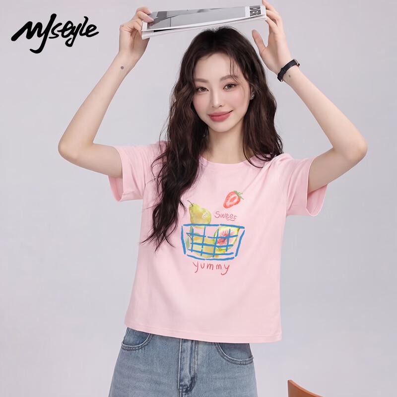 MJ STYLE Women's Cotton Short Sleeve T-Shirt