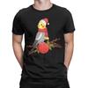 Christmas Cockatiel T-Shirt for Men  Humor Cotton Tees Crewneck Short Sleeve T Shirt Birthday Present Clothing
