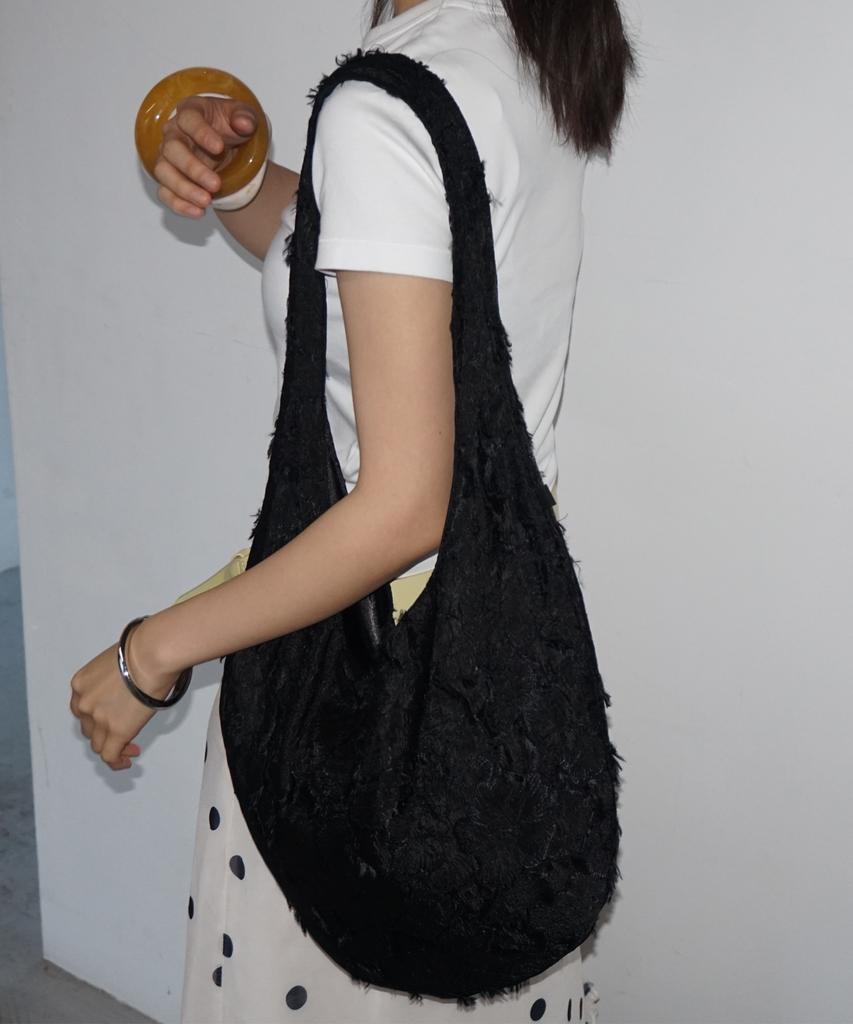 Salbol Fig Jacquard Bag [Black]