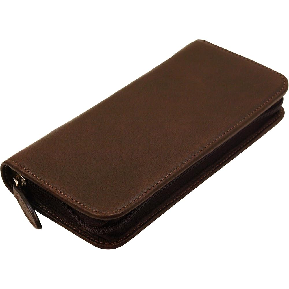 PILOT Pencil Case Pensamble Zipper Pen Case 01DBN Dark Brown PSPC01DBN