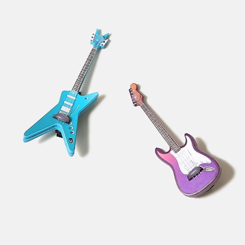 E-Bass Elegant 2000er Seitenclip Gitarre Haarspange Bass Kreativ Neuheit Gitarre Musikinstrument Rock