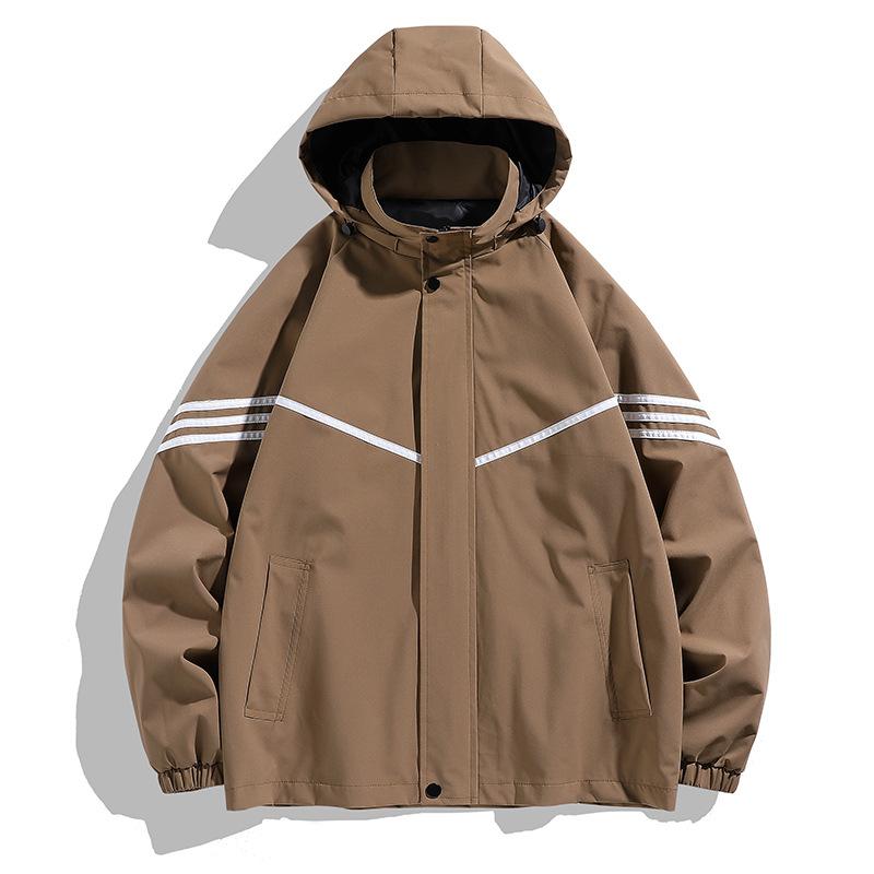 

Куртка для активного отдыха для мужчин и женщин, весна и осень, новый слой, водонепроницаемый плащ, спортивный костюм для альпинизма, куртка для пар, мужчины M хаки