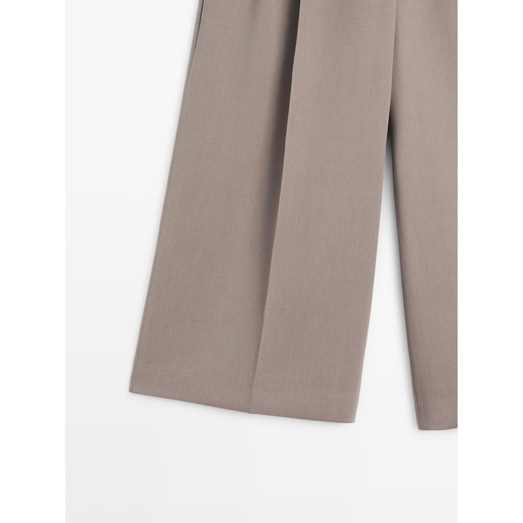 Masimodutti Fluid Wide Long Bermuda Pants