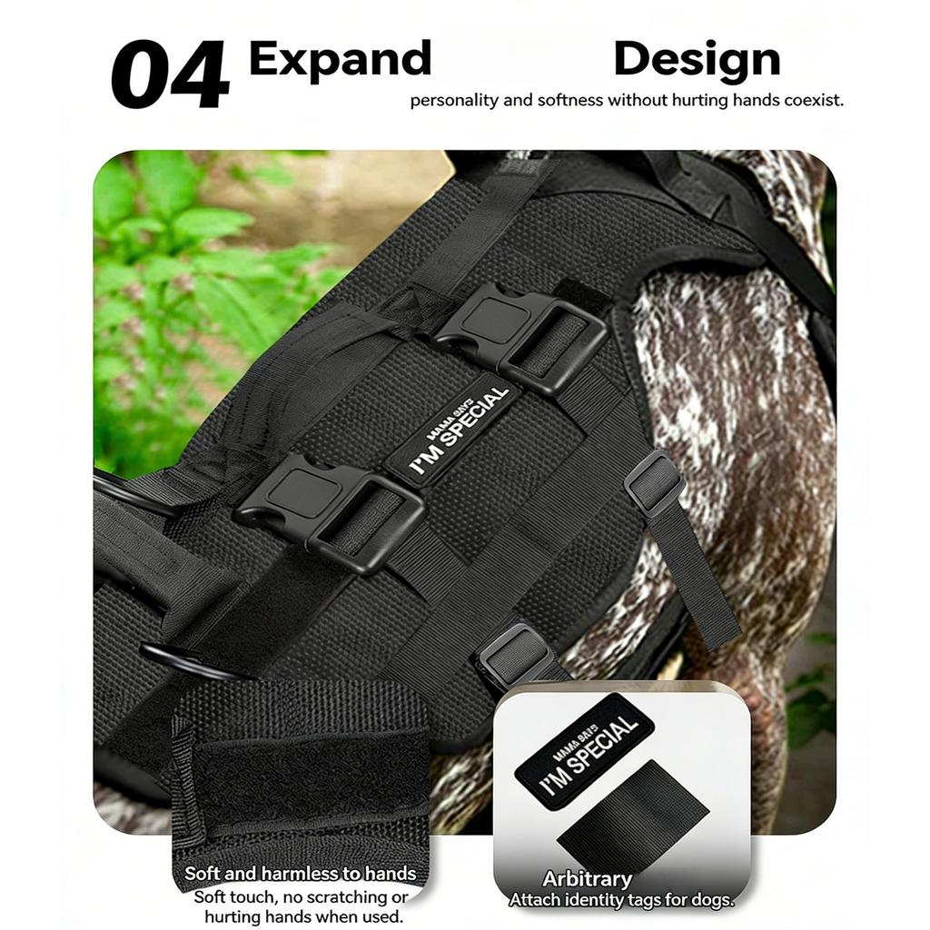 Dog Walking Aid For Elderly animals Including 8 Simple Open Clasps And thin Textile